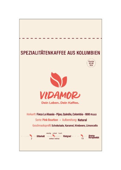 vidamor pink bourbon natural 250g