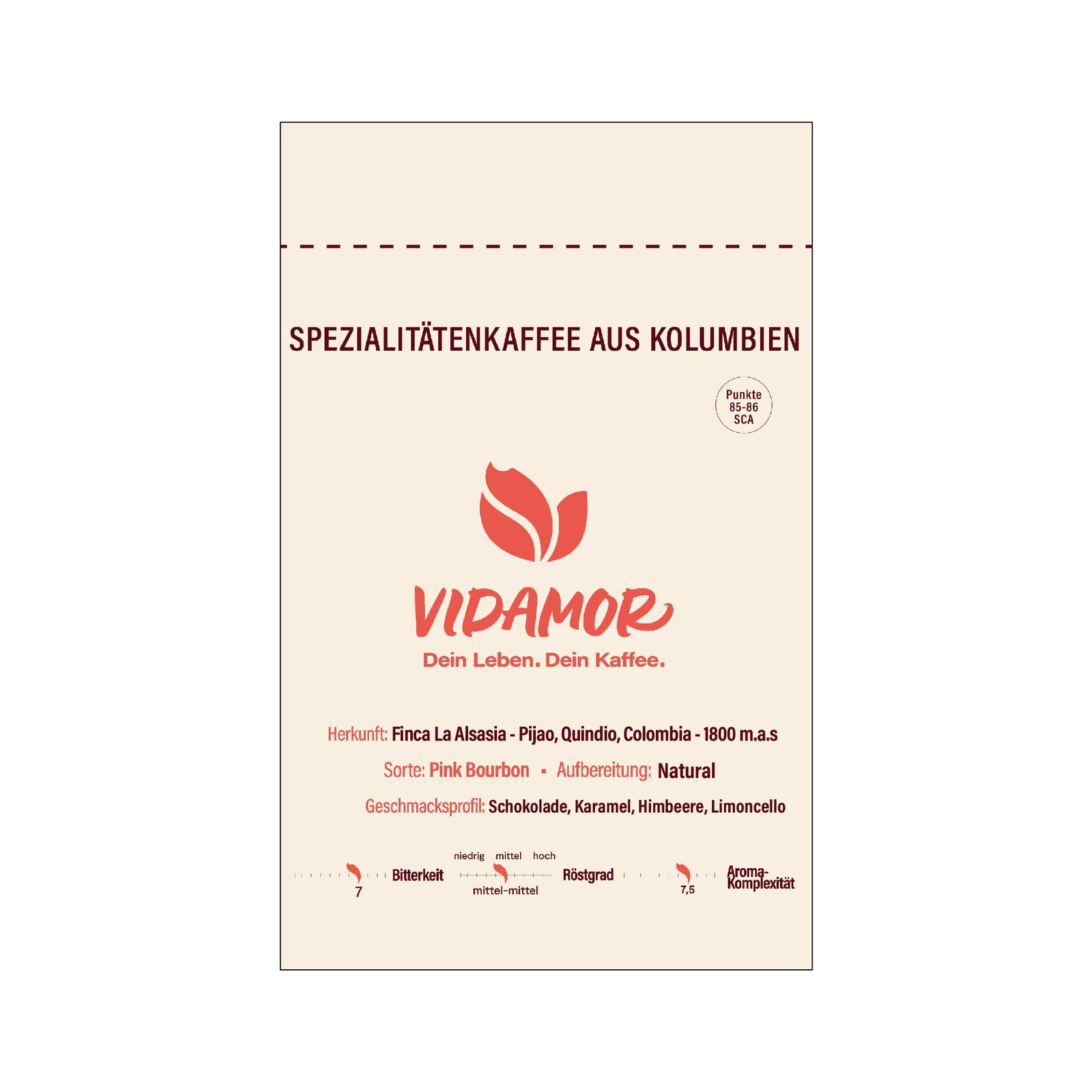 vidamor pink bourbon natural 250g